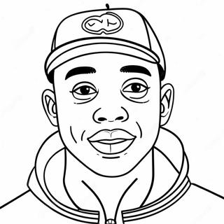 Tyler The Creator In Colorful Outfit Coloring Page 27964-22418