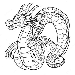 Majestic Shenron Dragon Coloring Page 27974-22425