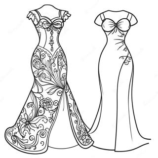 Paper Doll Dress Up Coloring Pages