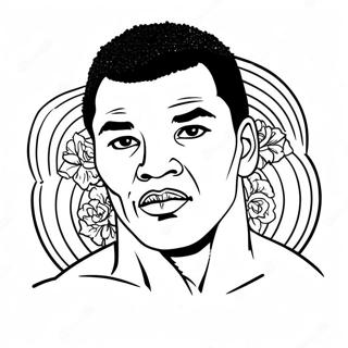 Muhammad Ali Coloring Pages