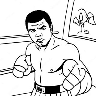 Muhammad Ali Coloring Page 27993-22438