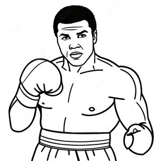 Muhammad Ali Coloring Page 27993-22440