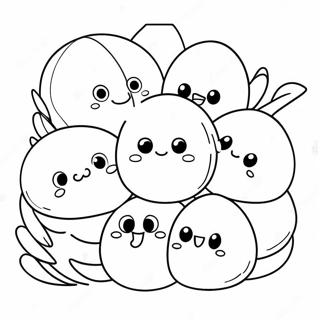 Mochi Coloring Pages