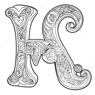 Colorful Aleph Bais Letters Coloring Page 28024-22466