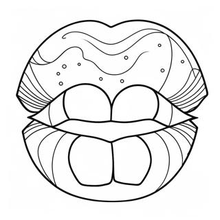 Lip Coloring Page 28033-22470