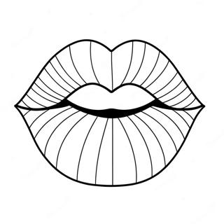 Lip Coloring Page 28033-22472