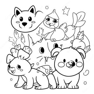 Fun Animal Trending Coloring Pages 28054-22490