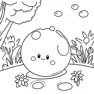 Colorful Gum Drop Garden Coloring Page 28064-22499