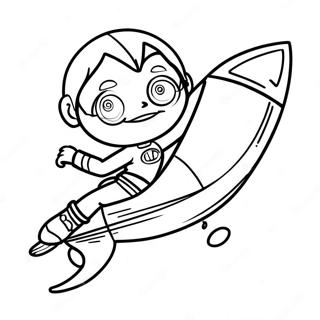 Rocket Power Coloring Page 28093-22518