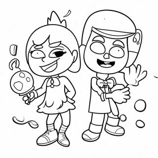 Fairly Oddparents Coloring Page 28103-22526