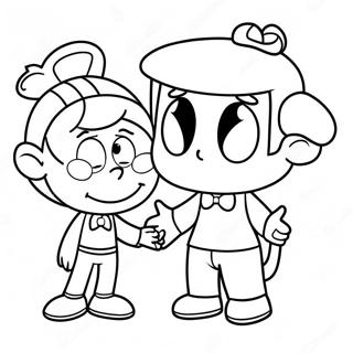 Timmy Turner With Fairy Godparents Coloring Page 28104-22529