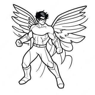 Nightwing Wings Of Fire Coloring Pages