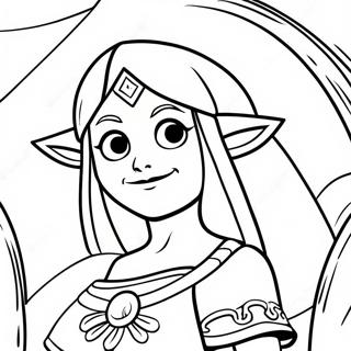 Zelda Tears Of The Kingdom Coloring Pages