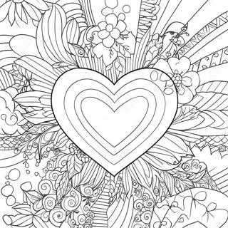 Valentines Heart Coloring Page 28143-22559