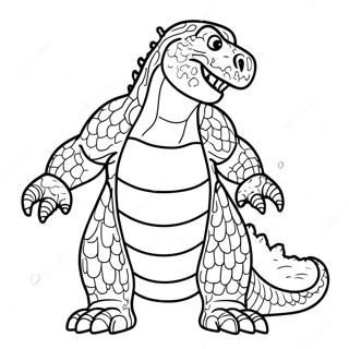 Among Us Godzilla Coloring Page 28153-22567