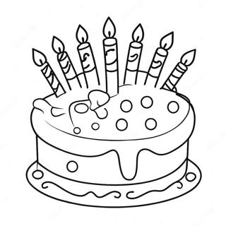 Happy 8th Birthday Coloring Pages