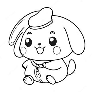 Pompompurin Coloring Pages