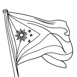 Philippines Flag Coloring Page 28203-22607