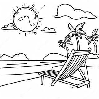 Beautiful Philippine Beach Scene Coloring Page 28204-22611