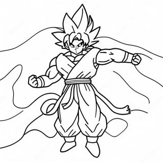 Goku Super Saiyan 4 Coloring Pages