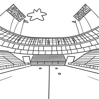 Football Field Coloring Page 28233-45638