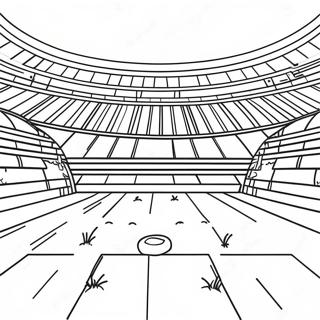 Football Field Coloring Page 28233-45639