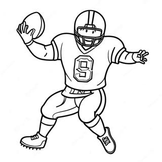 Football Field Coloring Pages