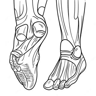 Foot Coloring Pages