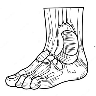 Foot Anatomy Coloring Page 28253-22642