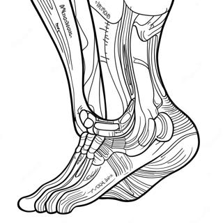 Foot Anatomy Coloring Page 28253-22643