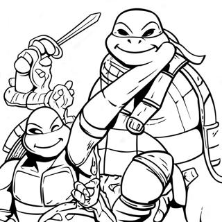 Tmnt 2012 Coloring Page 28283-22667