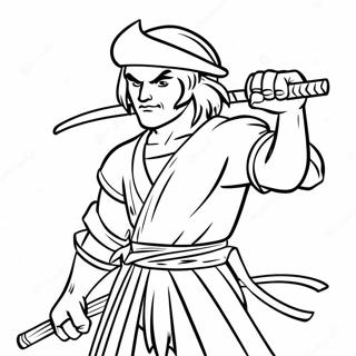 Leonardo With Dual Katanas Coloring Page 28284-22670