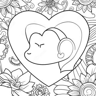 I Love My Daughter Heart Coloring Page 28313-22692