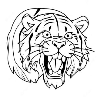 Saber Tooth Tiger Coloring Page 28323-22700