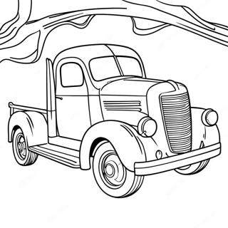 Classic Truck Coloring Page 28343-22710