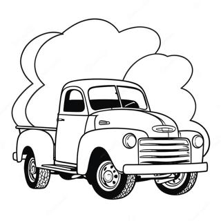 Classic Truck Coloring Page 28343-22711