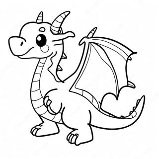 Friendly Dragon Flying Coloring Page 28354-22726