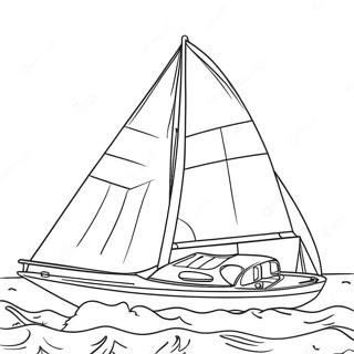 Sailboat Coloring Page 28403-22758