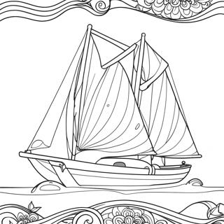 Sailboat Coloring Page 28403-22760