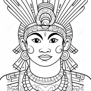 Mayan Coloring Pages