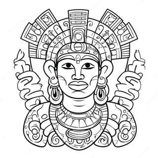 Mayan Coloring Page 28413-22774