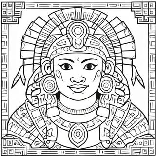 Mayan Coloring Page 28413-22776