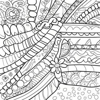 Colorful Friendship Bracelets Coloring Page 28454-22808