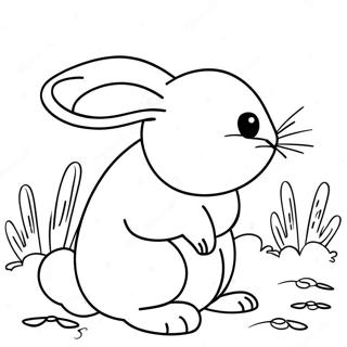 Realistic Bunny Coloring Page 28463-22814