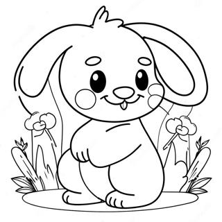 Realistic Bunny Coloring Page 28463-22815