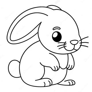 Realistic Bunny Coloring Page 28463-22816