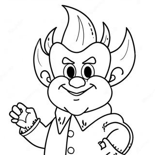 Heat Miser With His Fiery Powers Coloring Page 28474-22824