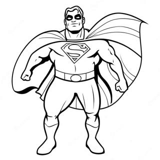 Superhero Dad Coloring Page 28484-22830