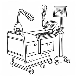 Colorful Medical Equipment Coloring Page 28514-22855