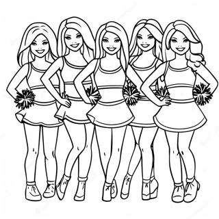 Houston Texans Cheerleaders Coloring Page 28524-22864